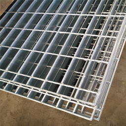 【污水厂平台热镀锌踏步板、钢结构平台走道板—泰江钢格板】-