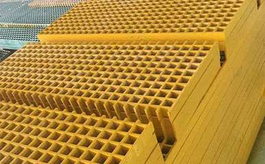 玻璃钢格栅板在化工厂货车水沟走道中的应用